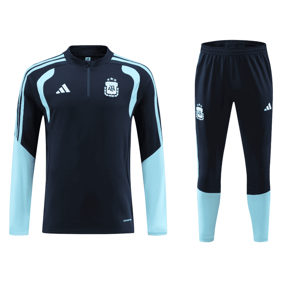 Argentina World Cup 2026 Quarter Zip Tracksuit Navy Men's