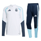 Argentina World Cup 2026 Quarter Zip Tracksuit White Men's