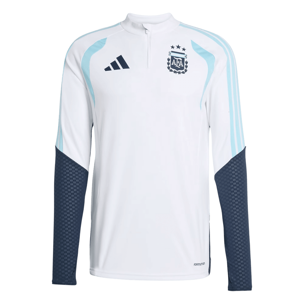 Argentina World Cup 2026 Quarter Zip Tracksuit White Men's