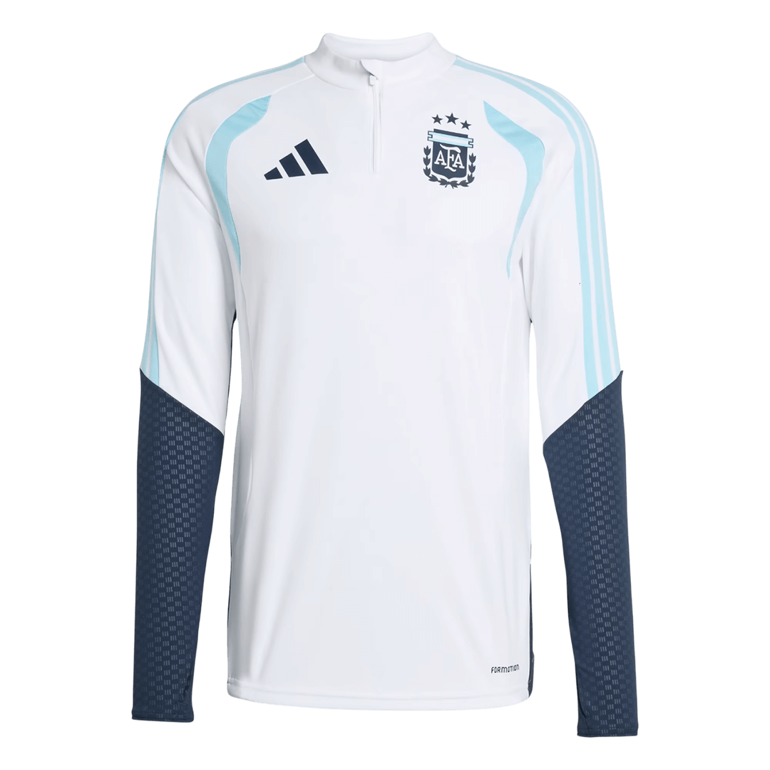 Argentina World Cup 2026 Quarter Zip Tracksuit White Men's