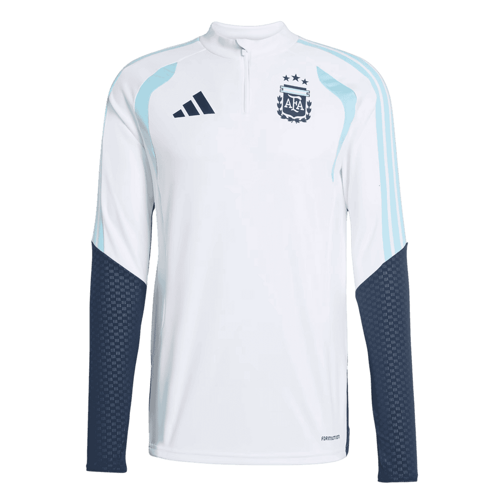 Argentina World Cup 2026 Quarter Zip Tracksuit White Men's