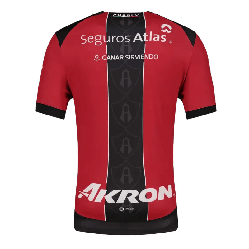 Atlas FC Home 2025/26 Jersey Black & Red Men's