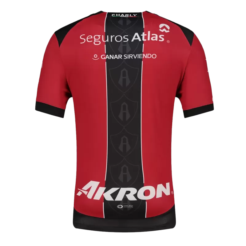 Atlas FC Home 2025/26 Jersey Black & Red Men's