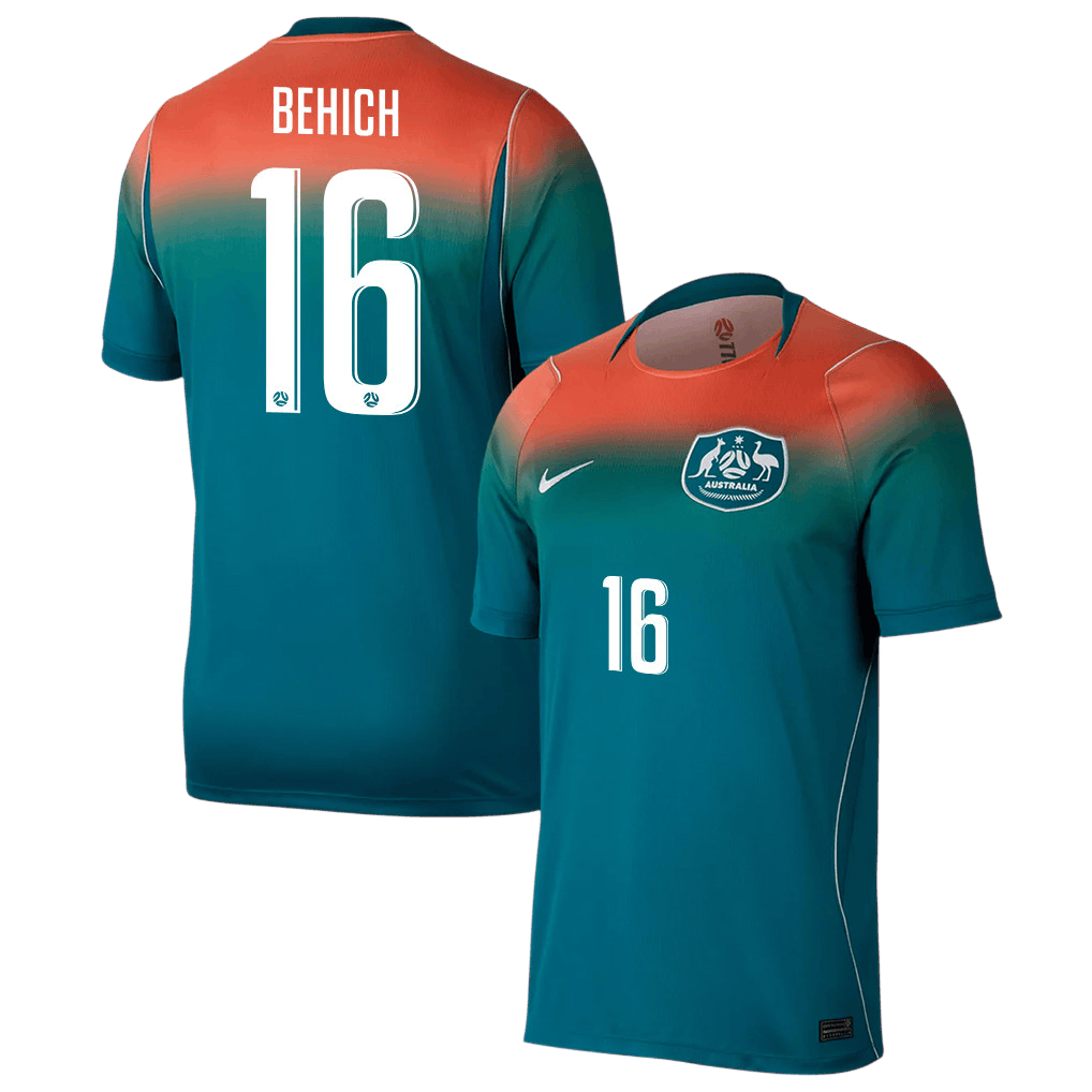 Australia BEHICH #16 Away World Cup 2026 Jersey Men's