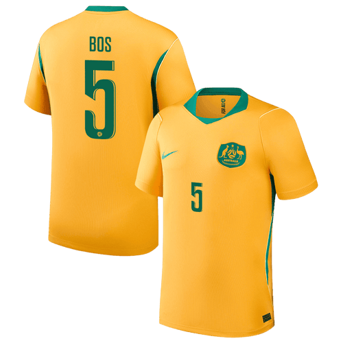 Australia BOS #5 Home World Cup 2026 Jersey Yellow Men's