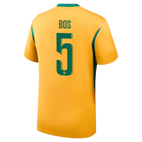 Australia BOS #5 Home World Cup 2026 Jersey Yellow Men's
