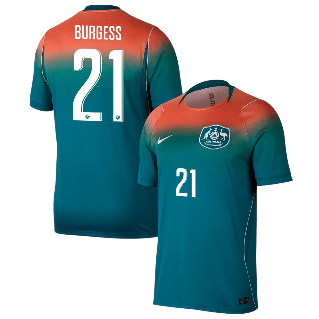 Australia BURGESS #21 Away World Cup 2026 Jersey Men's