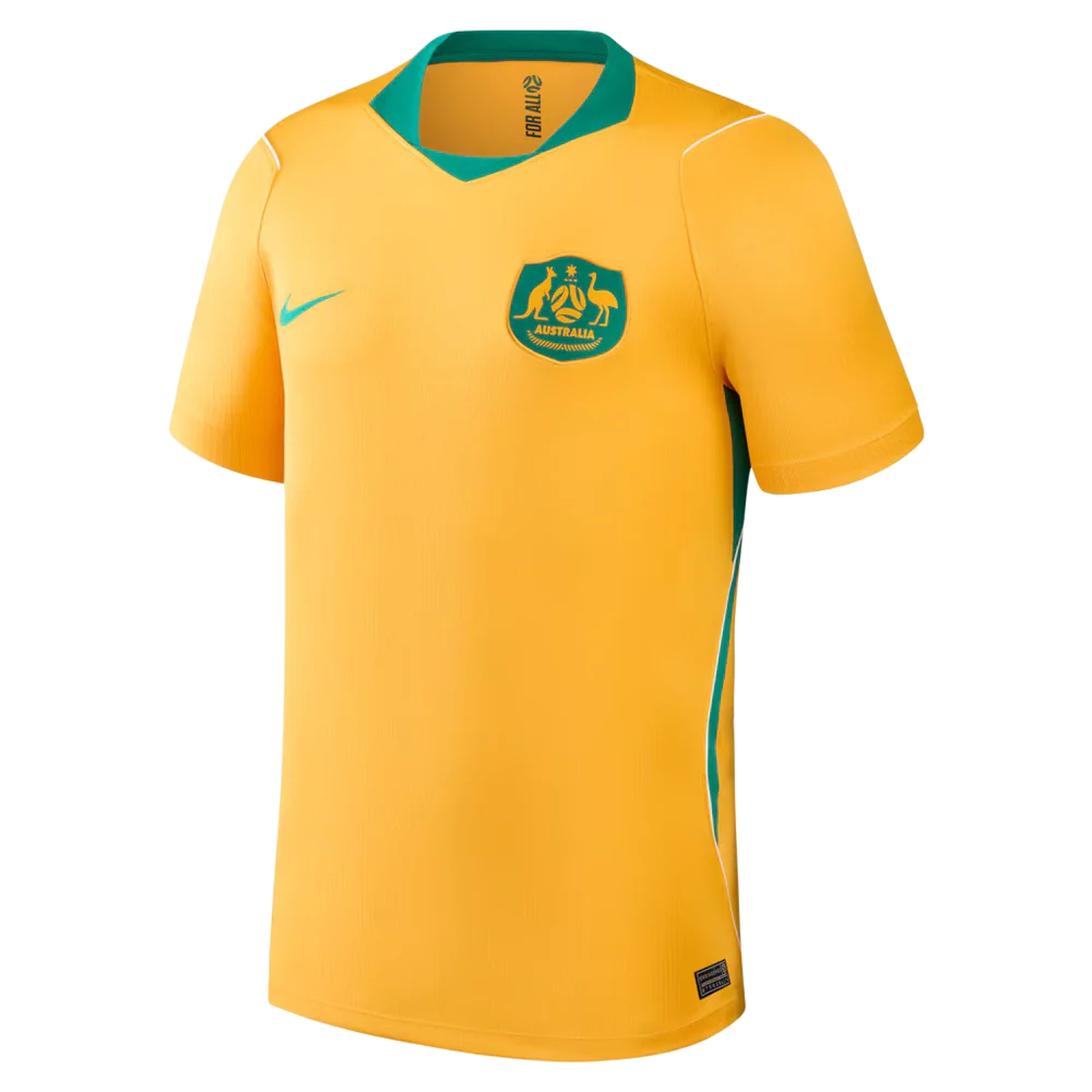 Australia Home World Cup 2026 Jersey Yellow Men's