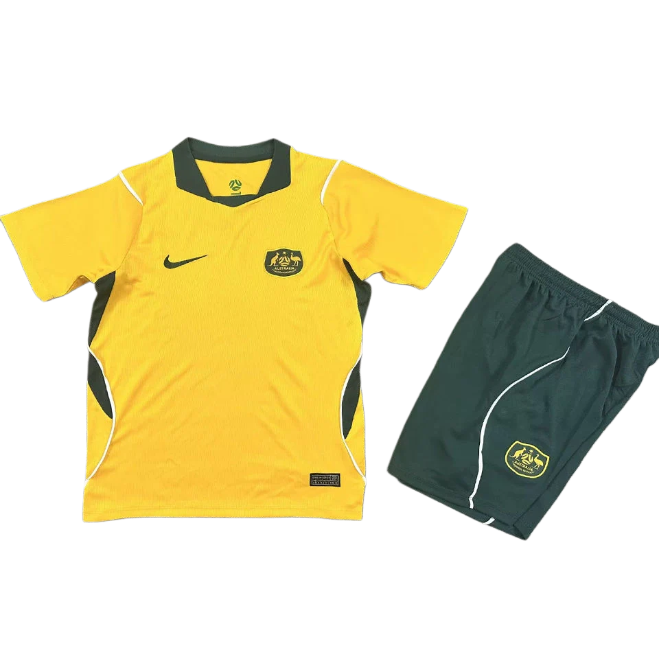Australia Home World Cup 2026 Kit Yellow Kids