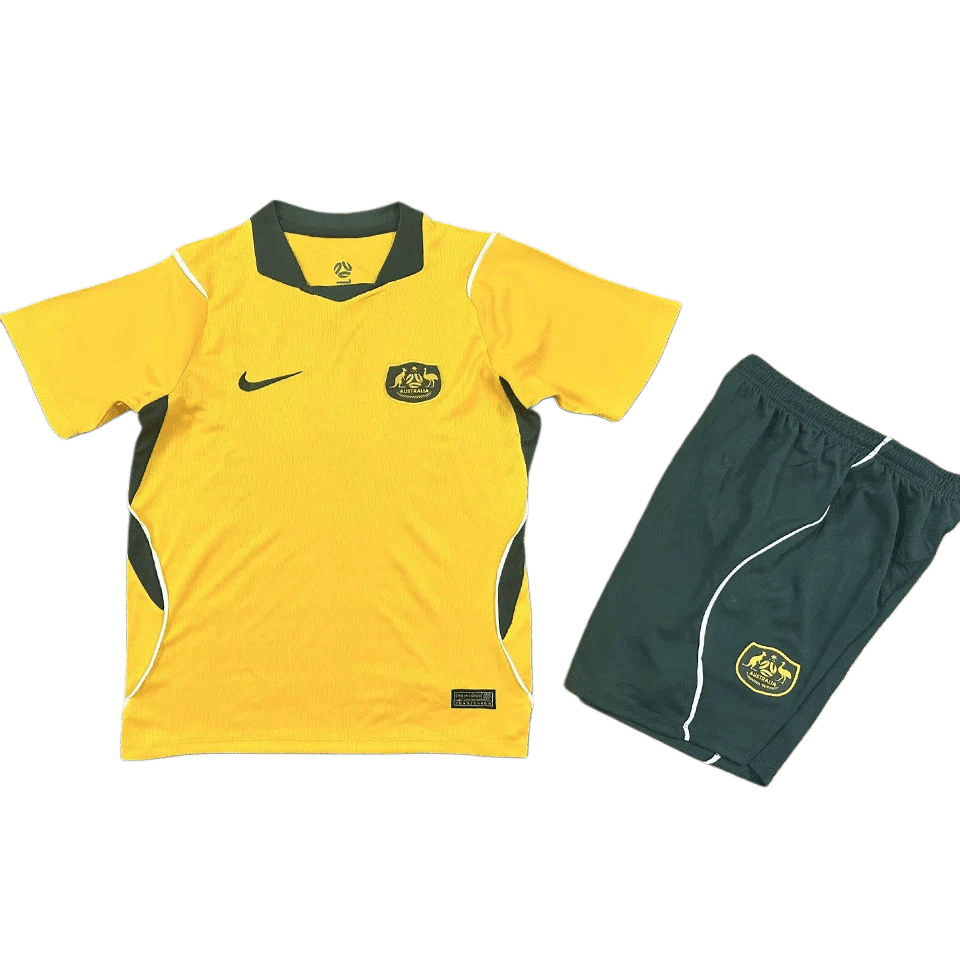 Australia Home World Cup 2026 Kit Yellow Kids