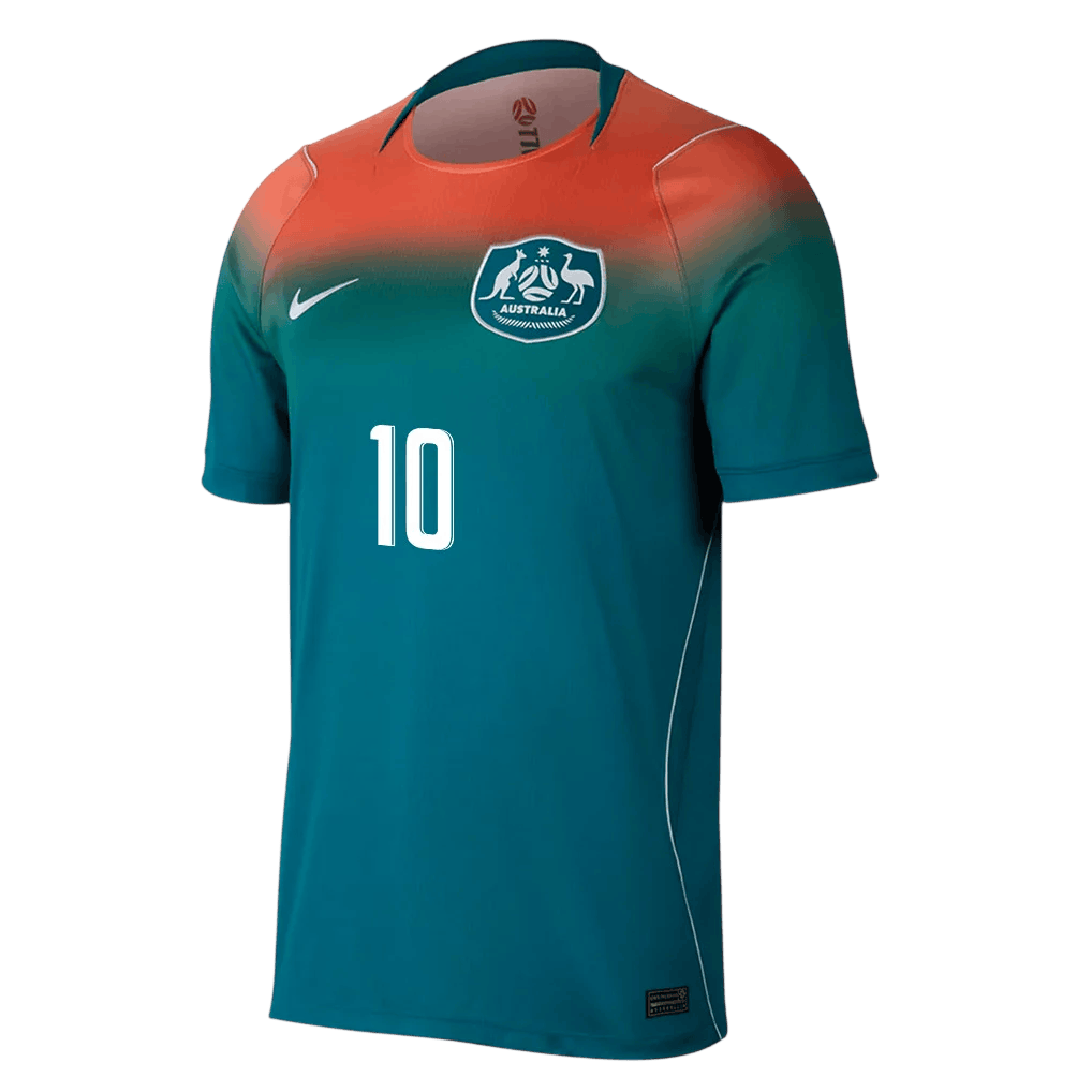 Australia HRUSTIC #10 Away World Cup 2026 Jersey Men's