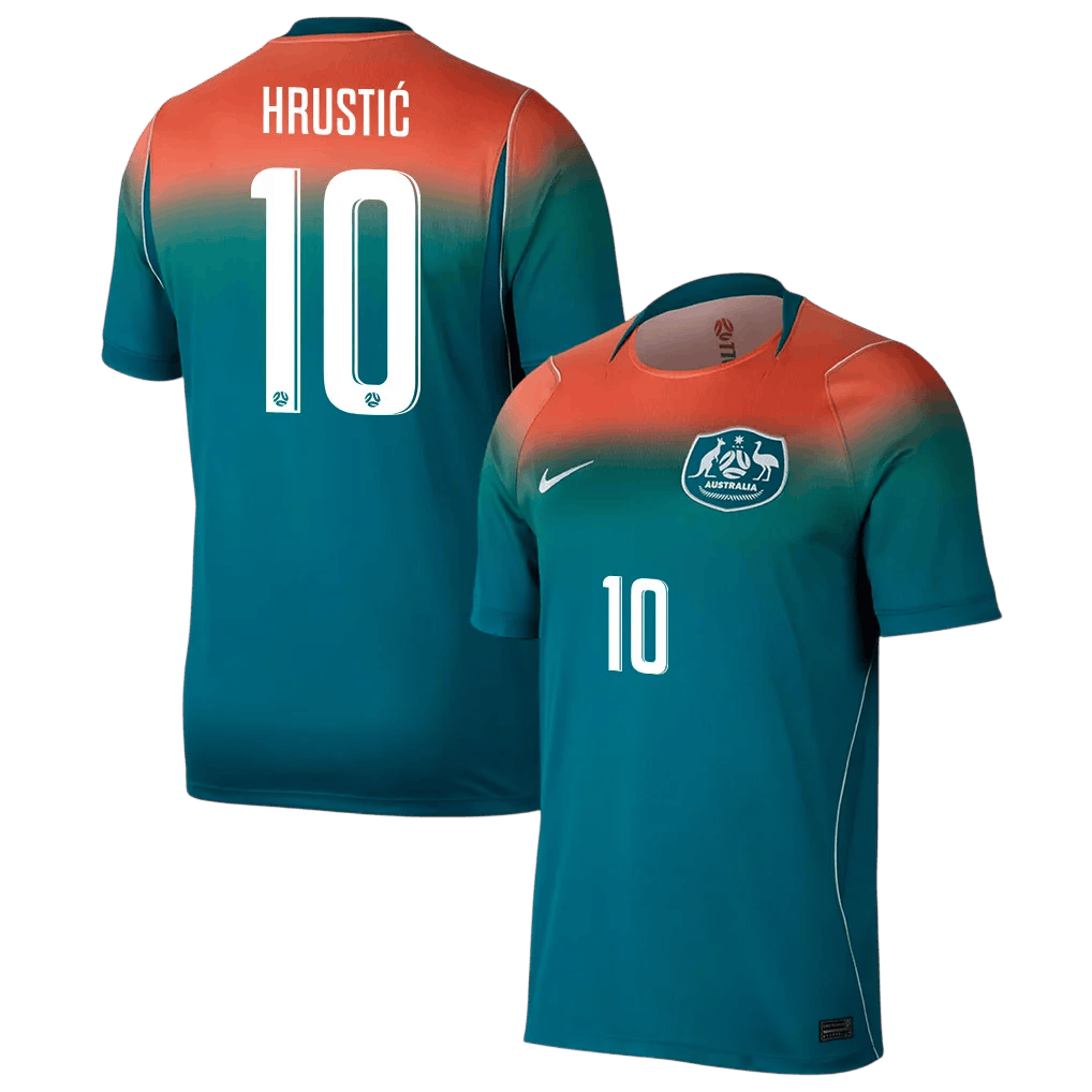 Australia HRUSTIC #10 Away World Cup 2026 Jersey Men's