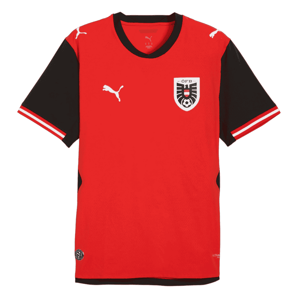 Austria Home World Cup 2026 Jersey Player's Version Red Men's