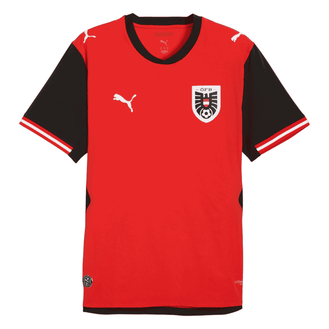 Austria Home World Cup 2026 Jersey Player's Version Red Men's