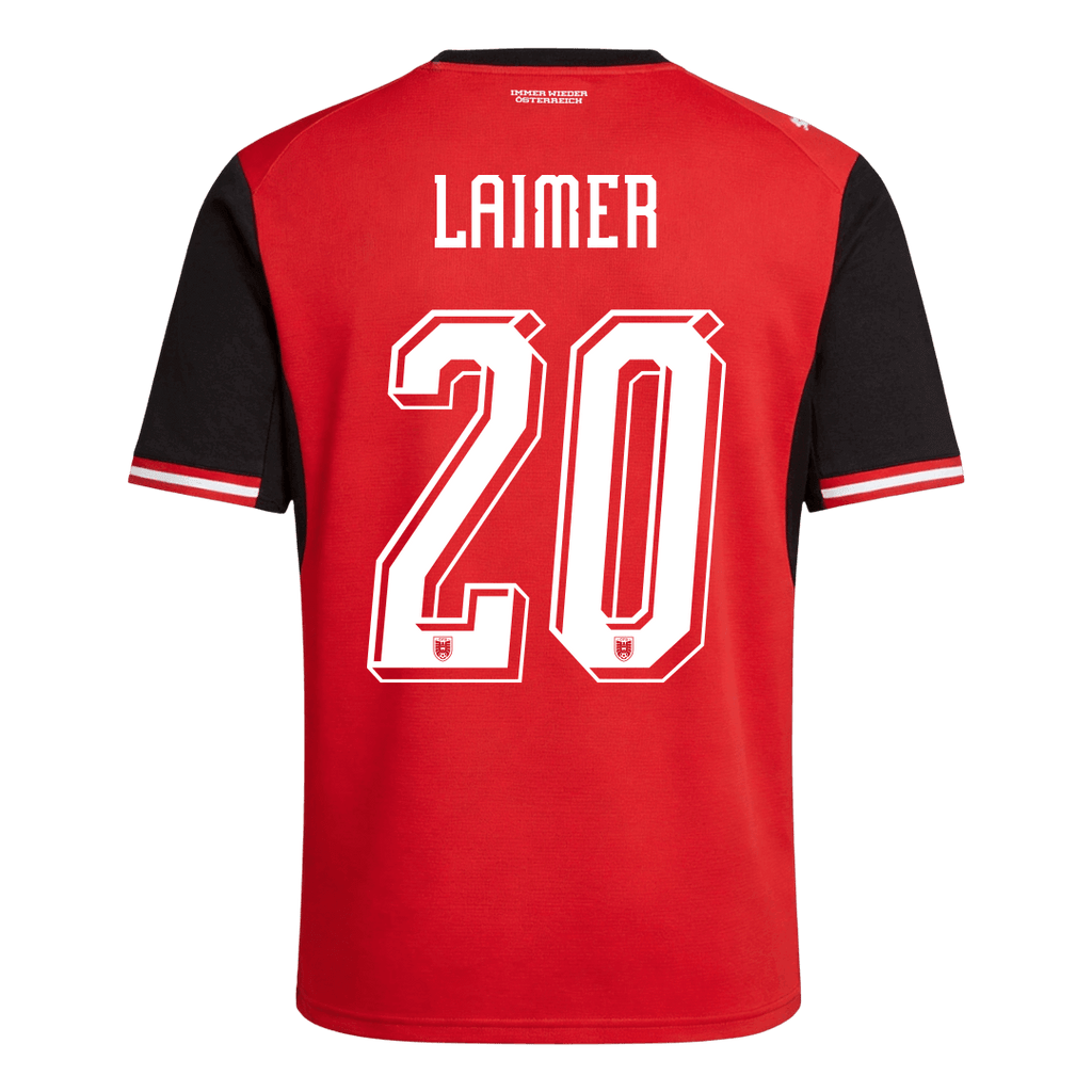 Austria LAIMER #20 Home World Cup 2026 Jersey Red Men's