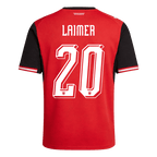 Austria LAIMER #20 Home World Cup 2026 Jersey Red Men's