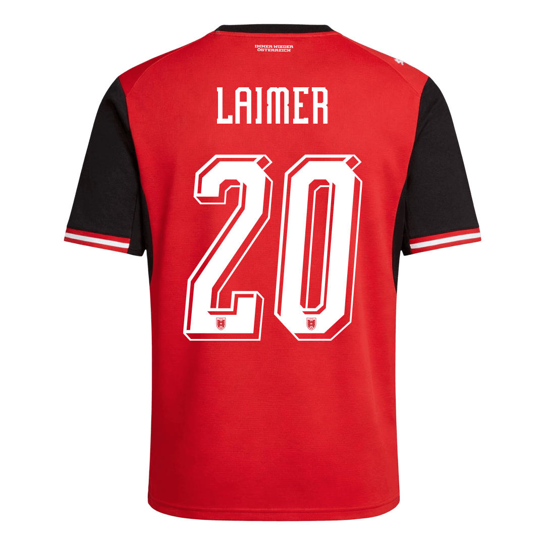 Austria LAIMER #20 Home World Cup 2026 Jersey Red Men's