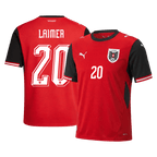 Austria LAIMER #20 Home World Cup 2026 Jersey Red Men's