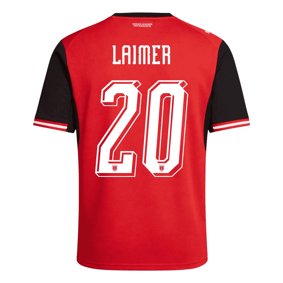 Austria LAIMER #20 Home World Cup 2026 Jersey Red Men's