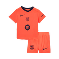 Barcelona Third 2025/26 Kit Orange Kids