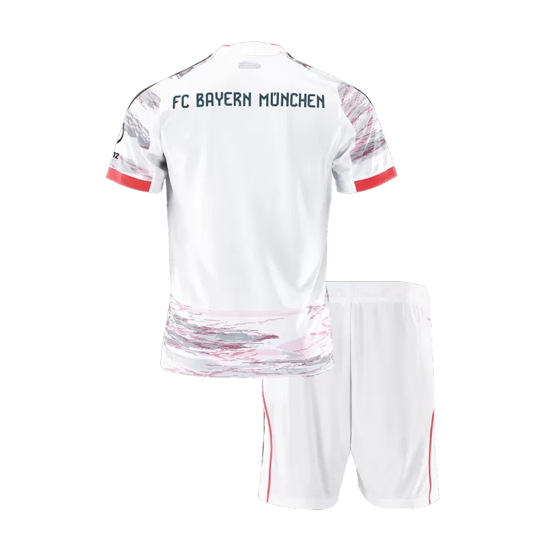 Bayern Munich Away 2025/26 Kit White Kids