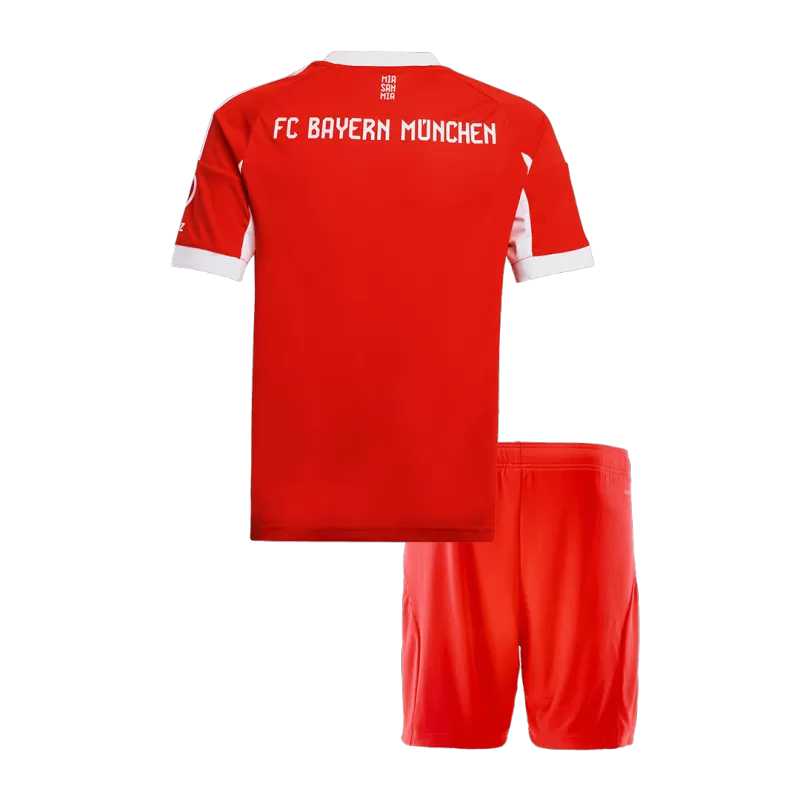 Bayern Munich Home 2025/26 Kit Red Kids