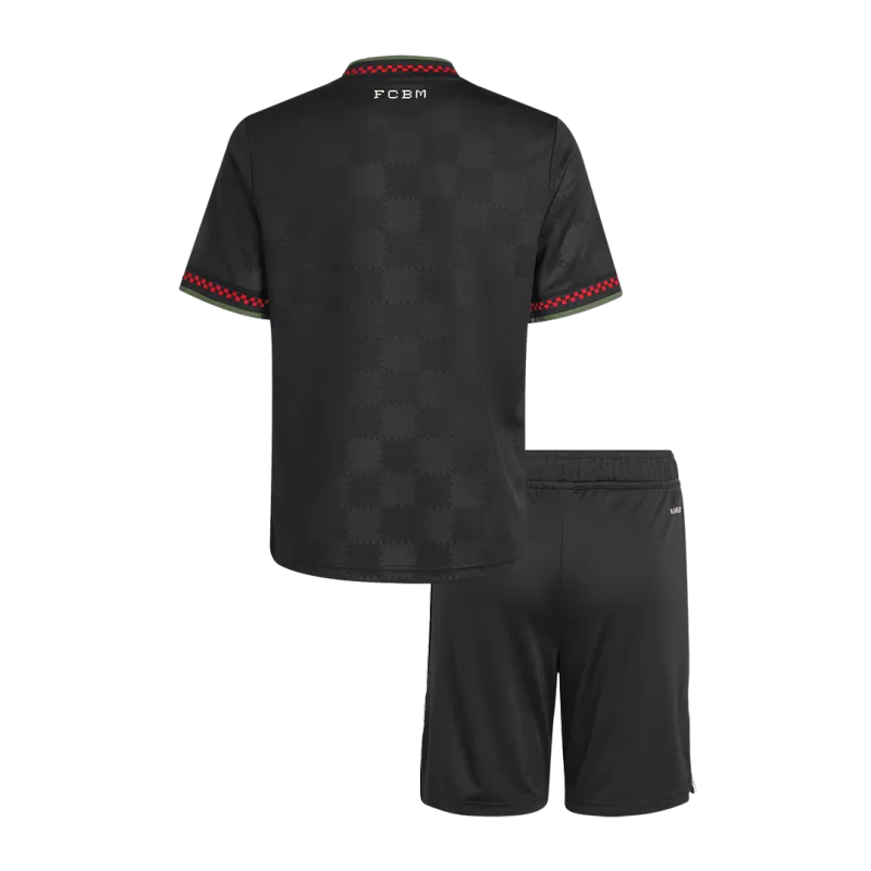 Bayern Munich Third 2025/26 Kit Black Kids