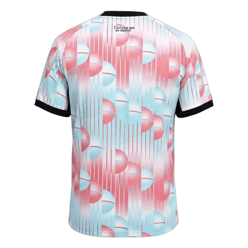 Belgium Away World Cup 2026 Jersey Pink & Blue Men's