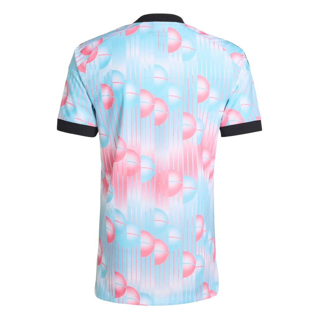 Belgium Away World Cup 2026 Jersey Player's Version Pink & Blue Men's