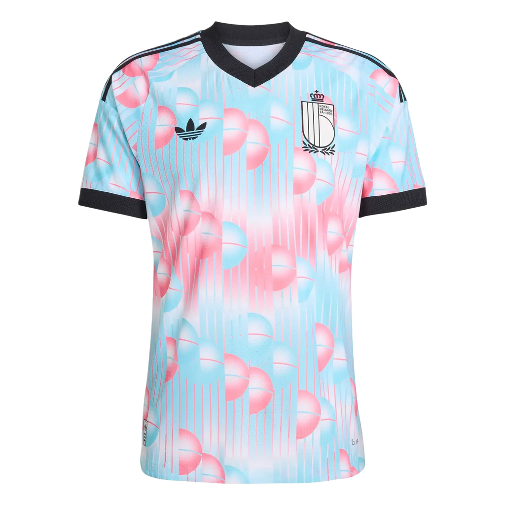 Belgium Away World Cup 2026 Jersey Player's Version Pink & Blue Men's