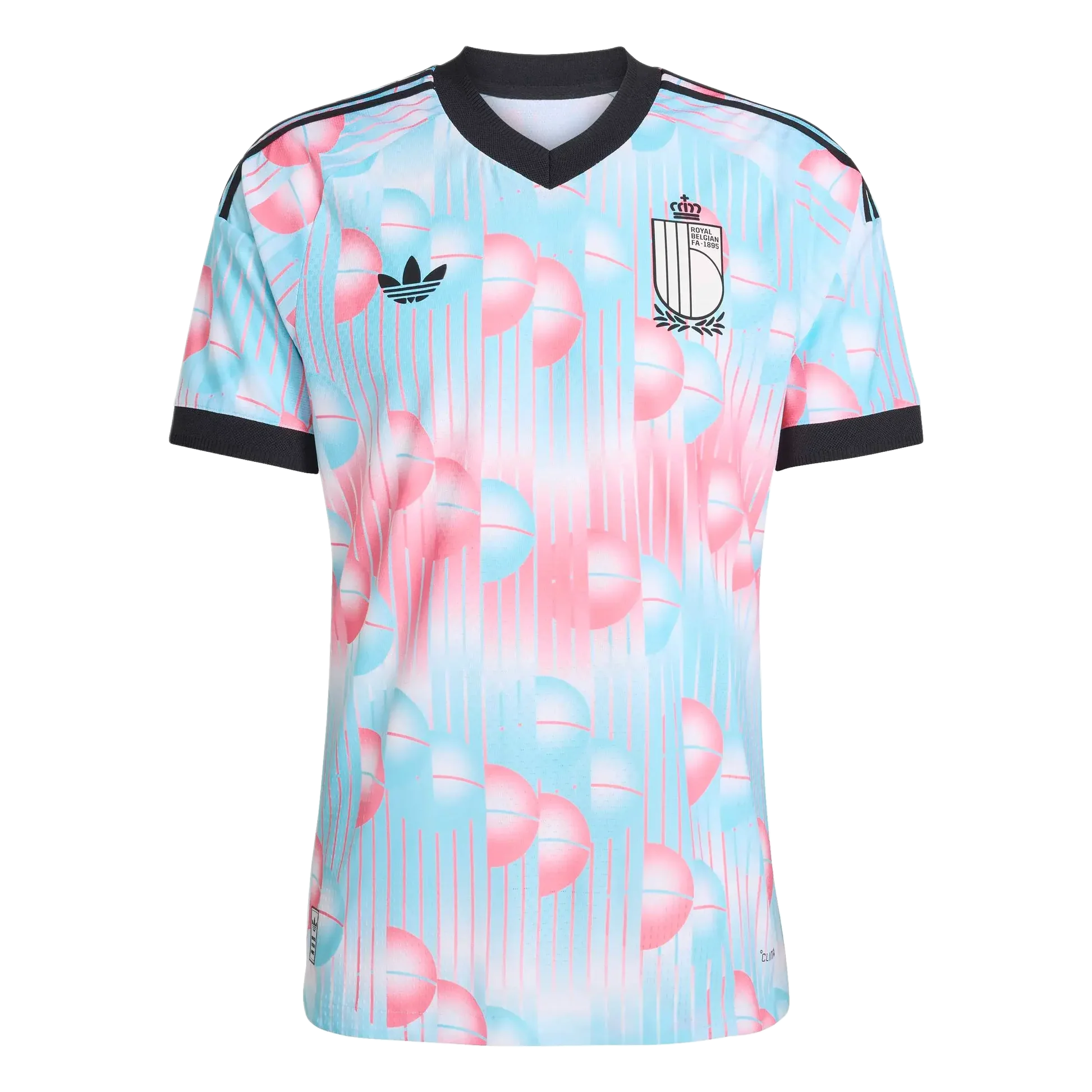 Belgium Away World Cup 2026 Jersey Player's Version Pink & Blue Men's