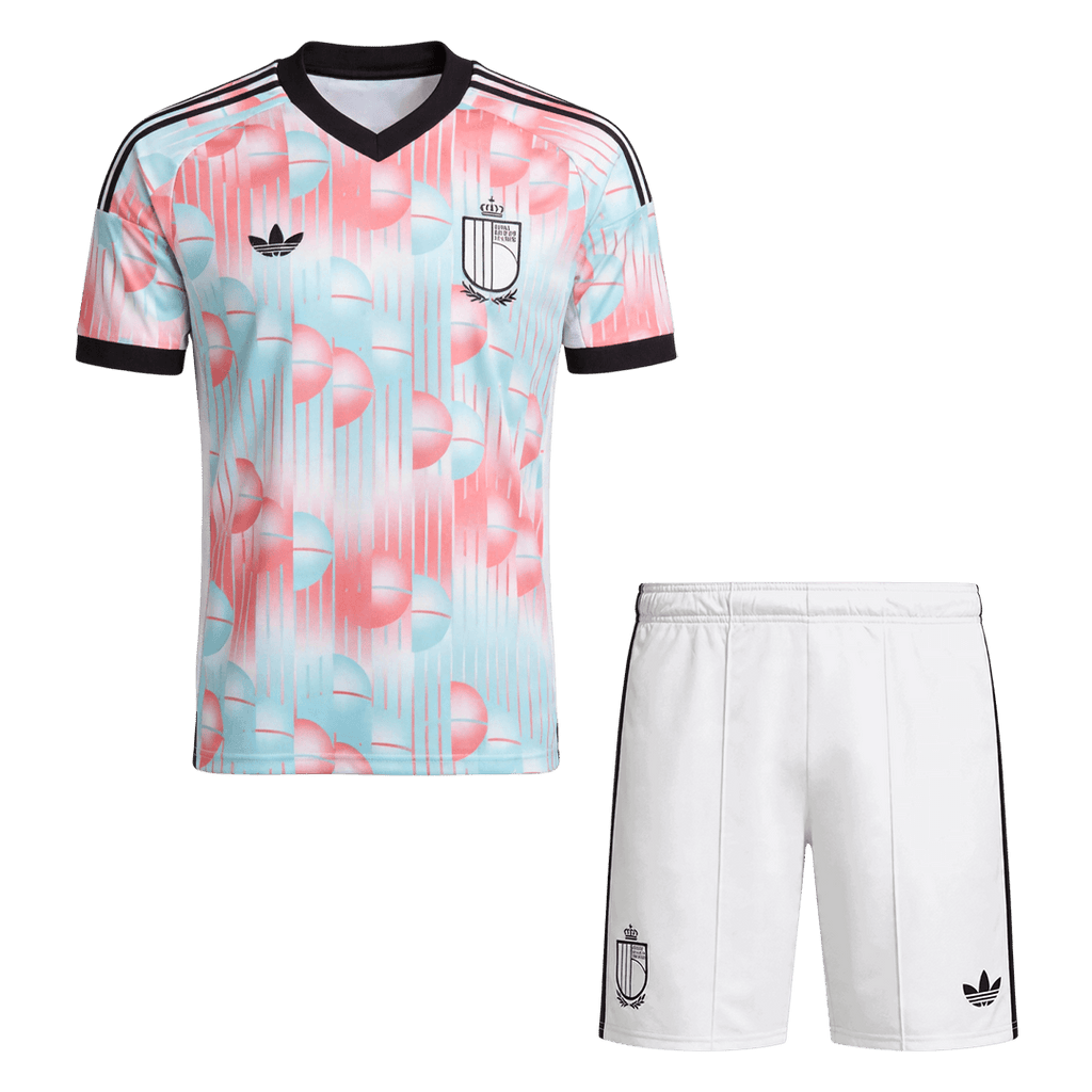 Belgium Away World Cup 2026 Kit Pink & Blue Men's
