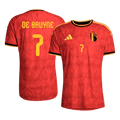 Belgium DE BRUYNE #7 Home World Cup 2026 Jersey Player's Version Red Men's