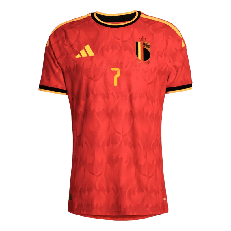 Belgium DE BRUYNE #7 Home World Cup 2026 Jersey Player's Version Red Men's
