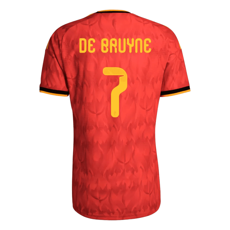 Belgium DE BRUYNE #7 Home World Cup 2026 Jersey Player's Version Red Men's
