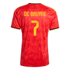 Belgium DE BRUYNE #7 Home World Cup 2026 Jersey Red Men's