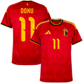 Belgium DOKU #11 Home World Cup 2026 Jersey Red Men's