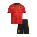 Belgium Home World Cup 2026 Kit Red Kids