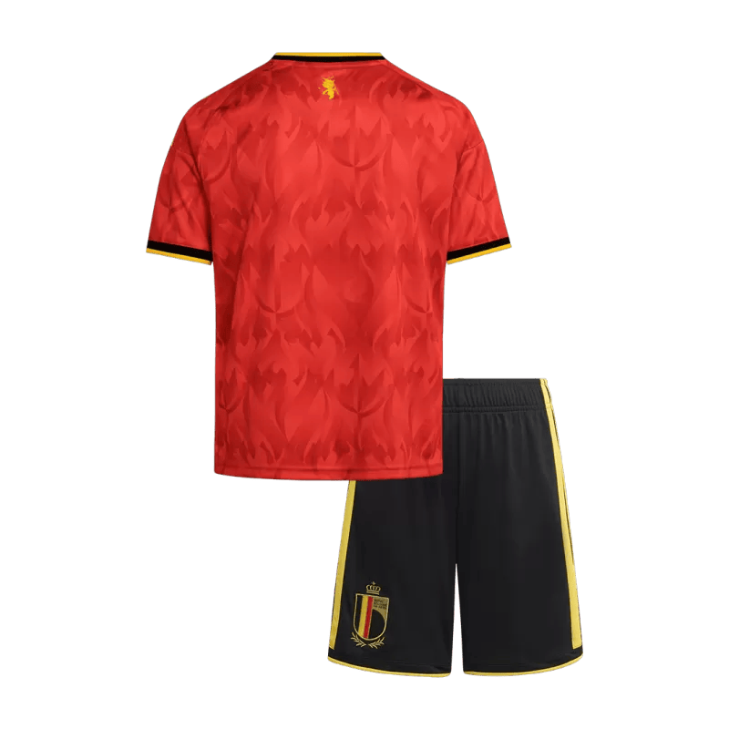 Belgium Home World Cup 2026 Kit Red Kids
