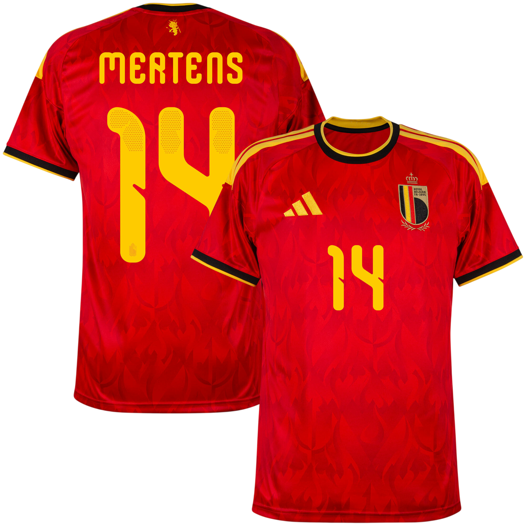 Belgium MERTENS #14 Home World Cup 2026 Jersey Red Men's