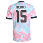 Belgium MEUNIER #15 Away World Cup 2026 Jersey Pink & Blue Men's