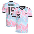 Belgium MEUNIER #15 Away World Cup 2026 Jersey Pink & Blue Men's