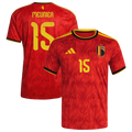 Belgium MEUNIER #15 Home World Cup 2026 Jersey Red Men's