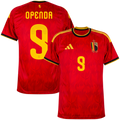 Belgium OPENDA #9 Home World Cup 2026 Jersey Red Men's