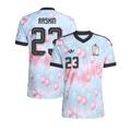 Belgium RASKIN #23 Away World Cup 2026 Jersey Pink & Blue Men's