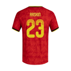 Belgium RASKIN #23 Home World Cup 2026 Jersey Red Men's