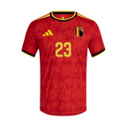 Belgium RASKIN #23 Home World Cup 2026 Jersey Red Men's