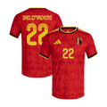 Belgium SAELEMAEKERS #22 Home World Cup 2026 Jersey Red Men's