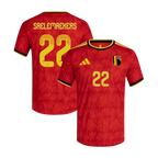 Belgium SAELEMAEKERS #22 Home World Cup 2026 Jersey Red Men's