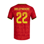Belgium SAELEMAEKERS #22 Home World Cup 2026 Jersey Red Men's